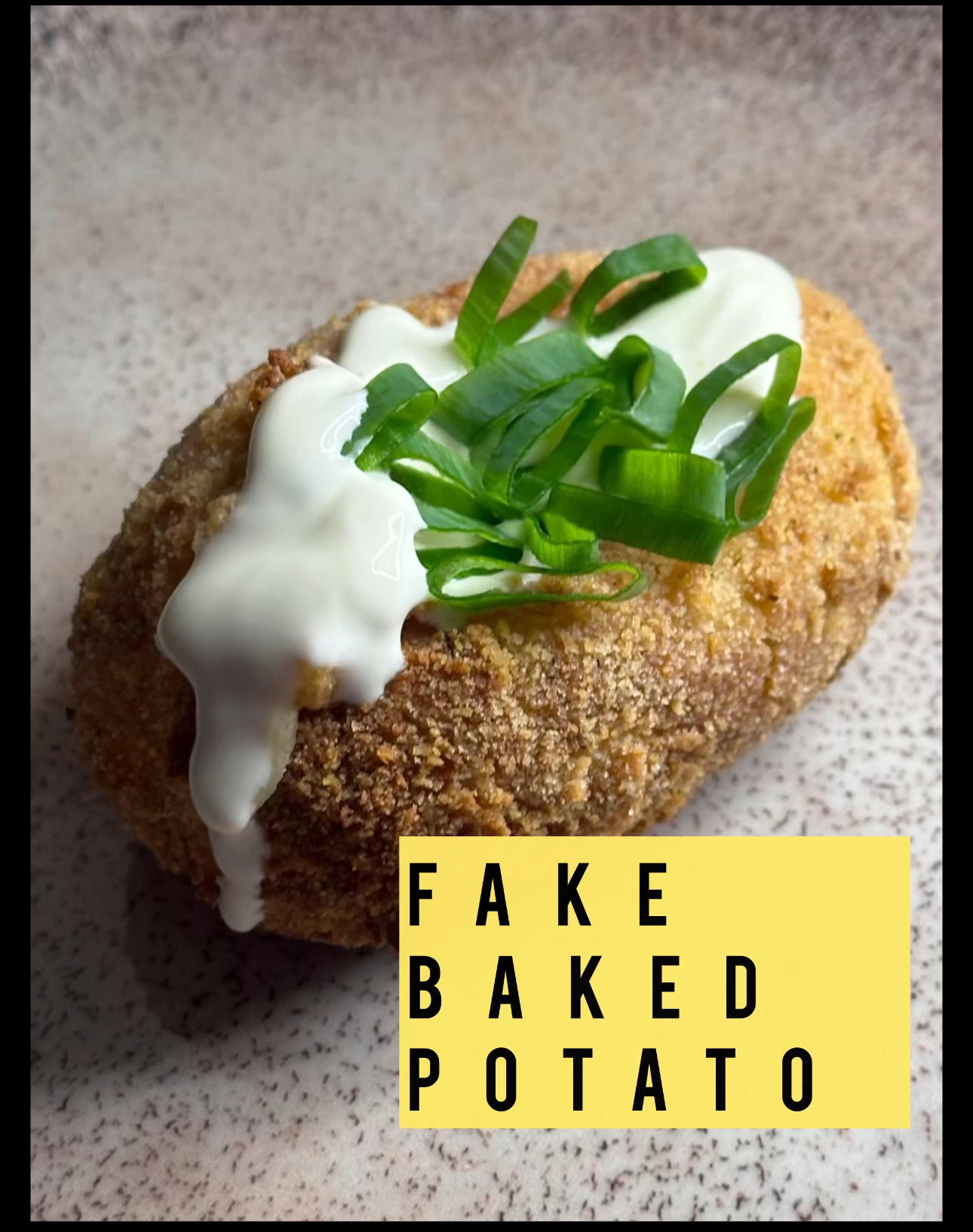 Fake baked potatoes